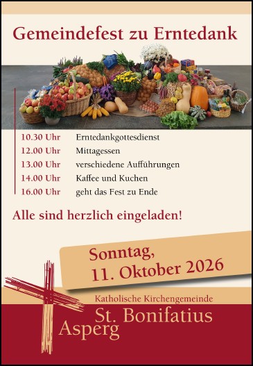 Plakat Gemeindefest 2026